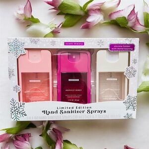 Scent Theory Limited Edition Holiday Hand Sanitizer Spray Gift Set, 3 Piece NEW